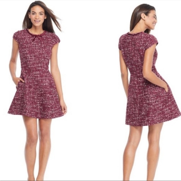 Gal Meets Glam Nell Bouclé Dreams Tweed Dress